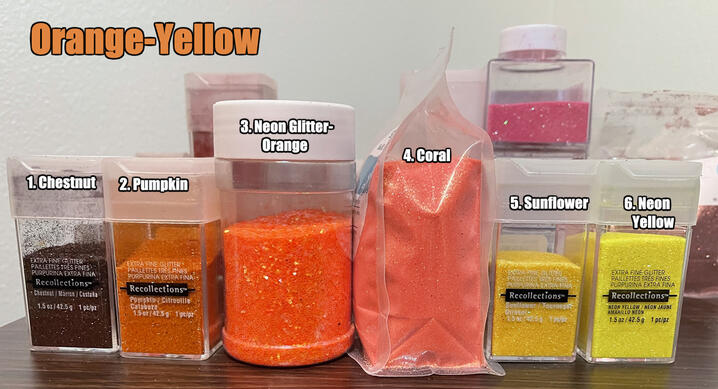 Orange-yellow Orange-yellow